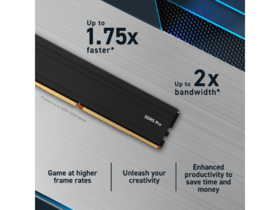 Crucial Pro 32GB (2 x 16GB) DDR5 5600 (PC5 44800) XMP 3.0 & AMD EXPO Ready Desktop Memory Model CP2K16G56C46U5