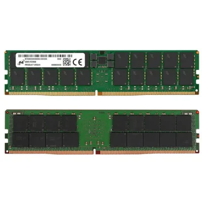 Micron 64GB DDR5 SDRAM - ECC - Registered - DDR5 4800 - Dual Rank -CL40 - 1.10v - Server Memory