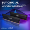 Crucial Pro Overclocking 32GB (2 x 16GB) DDR5 6000 (PC5 48000) Desktop Memory Model CP2K16G60C36U5B