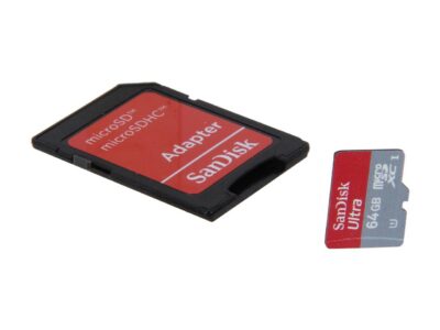 SanDisk Ultra UHS-I 64GB microSDXC Flash Card Model SDSDQUI-064G-A11