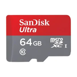 SanDisk Ultra 64GB microSDXC Flash Card Model SDSDQUIN-064G-G4