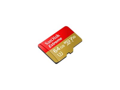 SanDisk 64GB Extreme microSDXC UHS-I/U3 Class 10 Memory Card with Adapter, Speed Up to 90MB/s (SDSQXVF-064G-GN6MA)