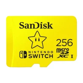 SanDisk 256GB microSDXC UHS-I for Nintendo Switch, Speed Up to 100MB/s (SDSQXAO-256G-GNCZN)