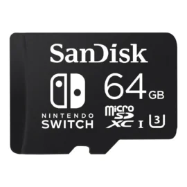 SanDisk 64GB Nintendo Switch microSDXC Memory Card, Speed Up to 100MB/s (SDSQXAT-064G-GN6ZA)