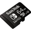 SanDisk 64GB Nintendo Switch microSDXC Memory Card, Speed Up to 100MB/s (SDSQXAT-064G-GN6ZA)