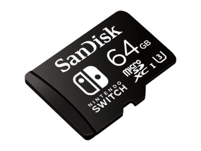 SanDisk 64GB Nintendo Switch microSDXC Memory Card, Speed Up to 100MB/s (SDSQXAT-064G-GN6ZA)