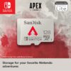 SanDisk 128GB microSDXC Memory Card for Nintendo Switch, Apex Legends Edition, Speed Up to 100MB/s (SDSQXAO-128G-GN6ZY)