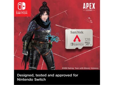 SanDisk 128GB microSDXC Memory Card for Nintendo Switch, Apex Legends Edition, Speed Up to 100MB/s (SDSQXAO-128G-GN6ZY)