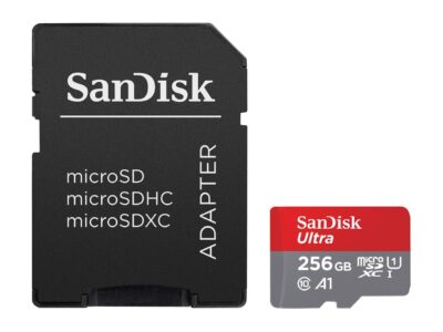 SanDisk Ultra 256GB microSDXC Flash Card Model SDSQUA4-256G-AN6MA