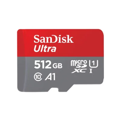 SanDisk 512GB Ultra microSDXC A1 UHS-I/U1 Class 10 Memory Card with Adapter, Speed Up to 150MB/s (SDSQUAC-512G-GN6MA)