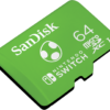 SanDisk 64GB microSDXC UHS-I for Nintendo Switch, Speed Up to 100MB/s (SDSQXAO-064G-GN6ZN)