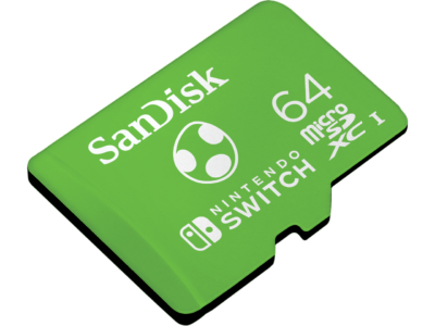 SanDisk 64GB microSDXC UHS-I for Nintendo Switch, Speed Up to 100MB/s (SDSQXAO-064G-GN6ZN)