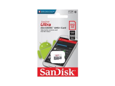 SanDisk SDSQUNR-512G-GN3MN 512GB 8pin microSDXC r100MB/s C10 UHS-I SanDisk Ultra microSDXC Memory Card w/out Adapter