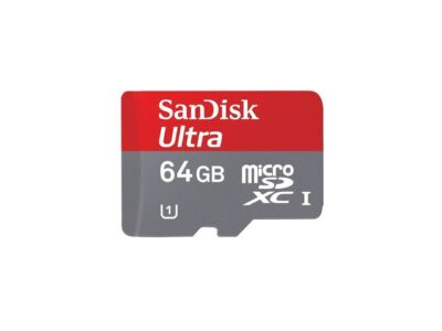 SanDisk 64GB Micro SDHC Flash Card w/ Adapter Model SDSDQUA-064G