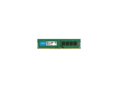 Crucial 16GB 2666 MT/S 288-Pin DDR4 SDRAM UDIMM (PC4-21300) Memory Module, CL19, Unbuffered, Dual Ranked x8, Non-ECC, 1.2V