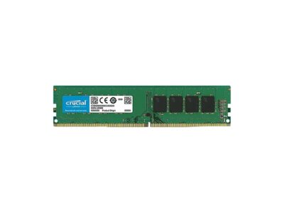 Crucial 16GB 2666 MT/S 288-Pin DDR4 SDRAM UDIMM (PC4-21300) Memory Module, CL19, Unbuffered, Dual Ranked x8, Non-ECC, 1.2V