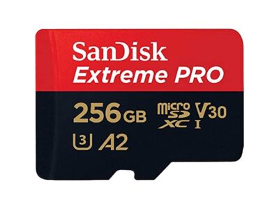 SanDisk SDSQXCZ-256G-GN6MA DJT 256GB 8p MSDXC r170MB/s w90MB/s UHS-I U3 A2 V30 SanDisk Extreme Pro Micro Secure Digital Extended Capacity Card w/ Adapter