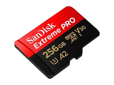 SanDisk SDSQXCZ-256G-GN6MA DJT 256GB 8p MSDXC r170MB/s w90MB/s UHS-I U3 A2 V30 SanDisk Extreme Pro Micro Secure Digital Extended Capacity Card w/ Adapter