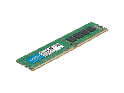 Crucial 16GB 2666 MT/S 288-Pin DDR4 SDRAM UDIMM (PC4-21300) Memory Module, CL19, Unbuffered, Dual Ranked x8, Non-ECC, 1.2V