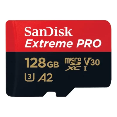 SanDisk Extreme Pro SDXC UHS-I U3 A2 V30 128GB + Adapter, SDSQXCY-128G-GN6MA