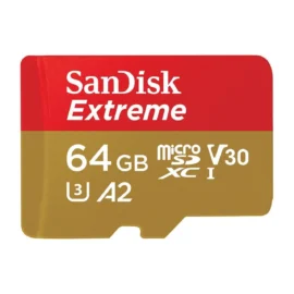 SanDisk 64GB Extreme microSDXC UHS-I/U3 A2 Memory Card with Adapter, Speed Up to 160MB/s