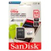 SanDisk 64GB Micro SDHC Flash Card w/ Adapter Model SDSDQUA-064G