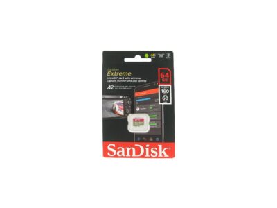 SanDisk SDSQXA2-064G-GN6MN CYT 64GB 8pin microSDXC r160MB/s w60MB/s C10 U3 V30 A2 UHS-I SanDisk Extreme microSDXC Memory Card w/out Adapter