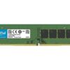 Crucial 16GB 2666 MT/S 288-Pin DDR4 SDRAM UDIMM (PC4-21300) Memory Module, CL19, Unbuffered, Dual Ranked x8, Non-ECC, 1.2V