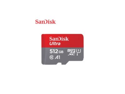 SanDisk SDSQUA4-512G-GN6MN MAS 512GB 8pin microSDXC r120MB/s C10 U1 A1 UHS-I SanDisk Ultra microSDXC Memory Card w/out Adapter