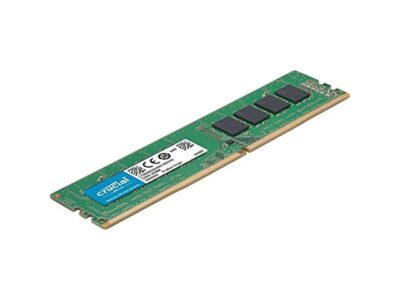 Crucial 16GB 2666 MT/S 288-Pin DDR4 SDRAM UDIMM (PC4-21300) Memory Module, CL19, Unbuffered, Dual Ranked x8, Non-ECC, 1.2V