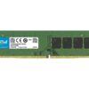 Crucial 16GB 2666 MT/S 288-Pin DDR4 SDRAM UDIMM (PC4-21300) Memory Module, CL19, Unbuffered, Dual Ranked x8, Non-ECC, 1.2V