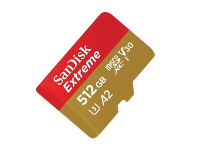SanDisk SDSQXA1-512G-GN6MN MAS 512GB 8pin microSDXC r160MB/s w90MB/s C10 U3 V30 A2 UHS-I SanDisk Extreme microSDXC Memory Card w/o Adapter
