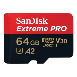 SanDisk Kit of Qty 1 x Sandisk Extreme Pro 64GB mSDXC SDSQXCY-064G-GN6MA Card with 1 USB Reader