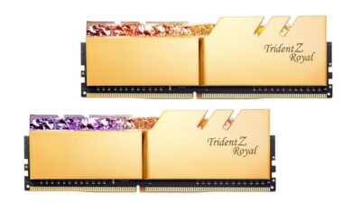 G.SKILL Trident Z Royal Series 16GB (2 x 8GB) 288-Pin PC RAM DDR4 4000 (PC4 32000) Desktop Memory Model F4-4000C14D-16GTRG