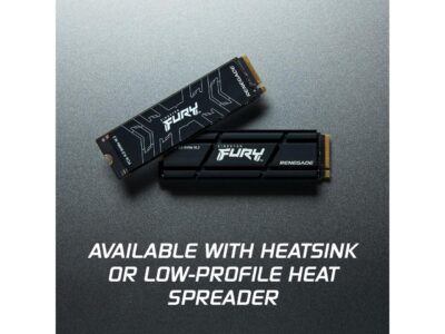 Kingston SFYRSK/500G Fury Renegade 500GB PCIe Gen 4 NVMe M.2 Internal Gaming SSD with Heat Sink|PS5 Ready|Up to 7300MB/s