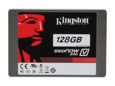 Kingston SSDNow V200 Series SV200S37A/128G 2.5" 128GB SATA III Internal Solid State Drive (SSD) (Stand-alone drive)