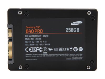 SAMSUNG 840 Pro Series 2.5" 256GB SATA III MLC Internal Solid State Drive (SSD) MZ-7PD256BW