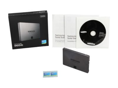 SAMSUNG 840 EVO  SAMSUNG 840 EVO 2.5" 120GB SATA III TLC Internal Solid State Drive (SSD) MZ-7TE120BW