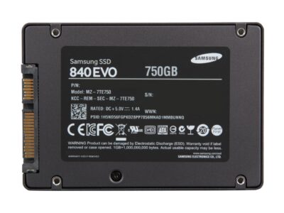 SAMSUNG 840 EVO 2.5" 750GB SATA III TLC Internal Solid State Drive (SSD) MZ-7TE750BW