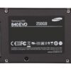 SAMSUNG 840 EVO MZ-7TE250LW 2.5" TLC Internal Solid State Drive (SSD) With Notebook Bundle Kit