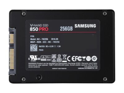 SAMSUNG 850 PRO 2.5" 256GB SATA III 3D NAND Internal Solid State Drive (SSD) MZ-7KE256BW