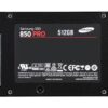 SAMSUNG 850 PRO 2.5" 512GB SATA III 3D NAND Internal Solid State Drive (SSD) MZ-7KE512BW