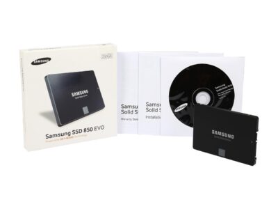 SAMSUNG 850 EVO 2.5" 250GB SATA III 3D NAND Internal Solid State Drive (SSD) MZ-75E250B/AM