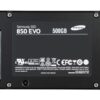 SAMSUNG 850 EVO 2.5" 500GB SATA III 32 layer 3D V-NAND Internal Solid State Drive (SSD) MZ-75E500B/AM