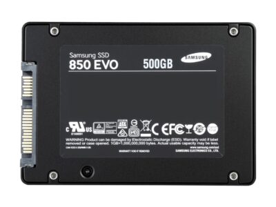 SAMSUNG 850 EVO 2.5" 500GB SATA III 32 layer 3D V-NAND Internal Solid State Drive (SSD) MZ-75E500B/AM