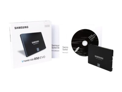 SAMSUNG 850 EVO 2.5" 500GB SATA III 32 layer 3D V-NAND Internal Solid State Drive (SSD) MZ-75E500B/AM