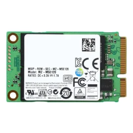 SAMSUNG 850 EVO mSATA 120GB SATA III 3D NAND Internal SSD Single Unit Version MZ-M5E120BW