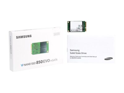 SAMSUNG 850 EVO mSATA 500GB SATA III 3D NAND Internal SSD Single Unit Version MZ-M5E500BW