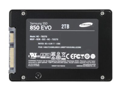 SAMSUNG 850 EVO 2.5" 2TB SATA III 3D NAND Internal Solid State Drive (SSD) MZ-75E2T0B/AM