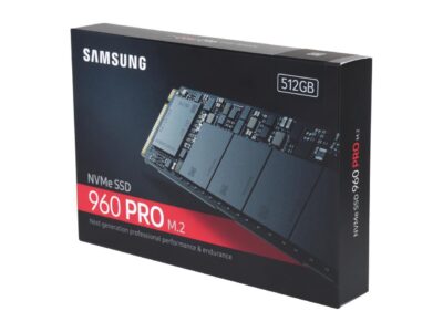 SAMSUNG 960 PRO M.2 512GB NVMe PCI-Express 3.0 x4 Internal Solid State Drive (SSD) MZ-V6P512BW